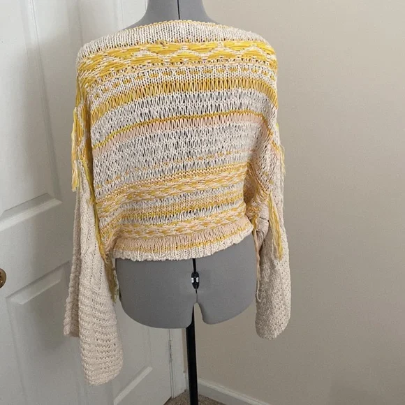 Free People Deconstructed Cropped Knit - Picture 2 of 8